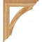 Ekena Millwork Thorton Traditional Rough Sawn Bracket, Western Red Cedar, 6"W x 34"D x 40"H BKT06X34X40THR01RWR - alternate 3